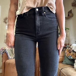 MADEWELL - straight black jeans (size 27)